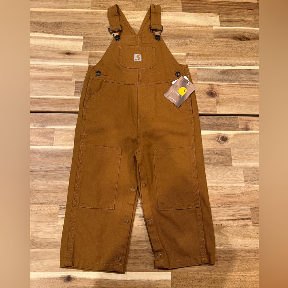 Carhartt Kids Canvas Bib Overalls 24mo